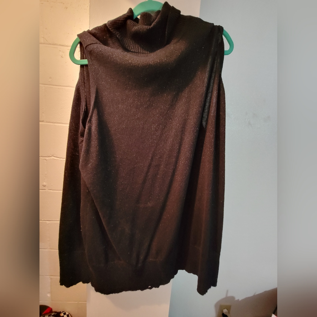 Black Turtle Neck Shell